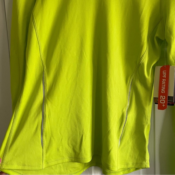 NWT New Balance Running Shirt Long Sleeve Tee Bright Yellow | Small - Picture 5 of 5